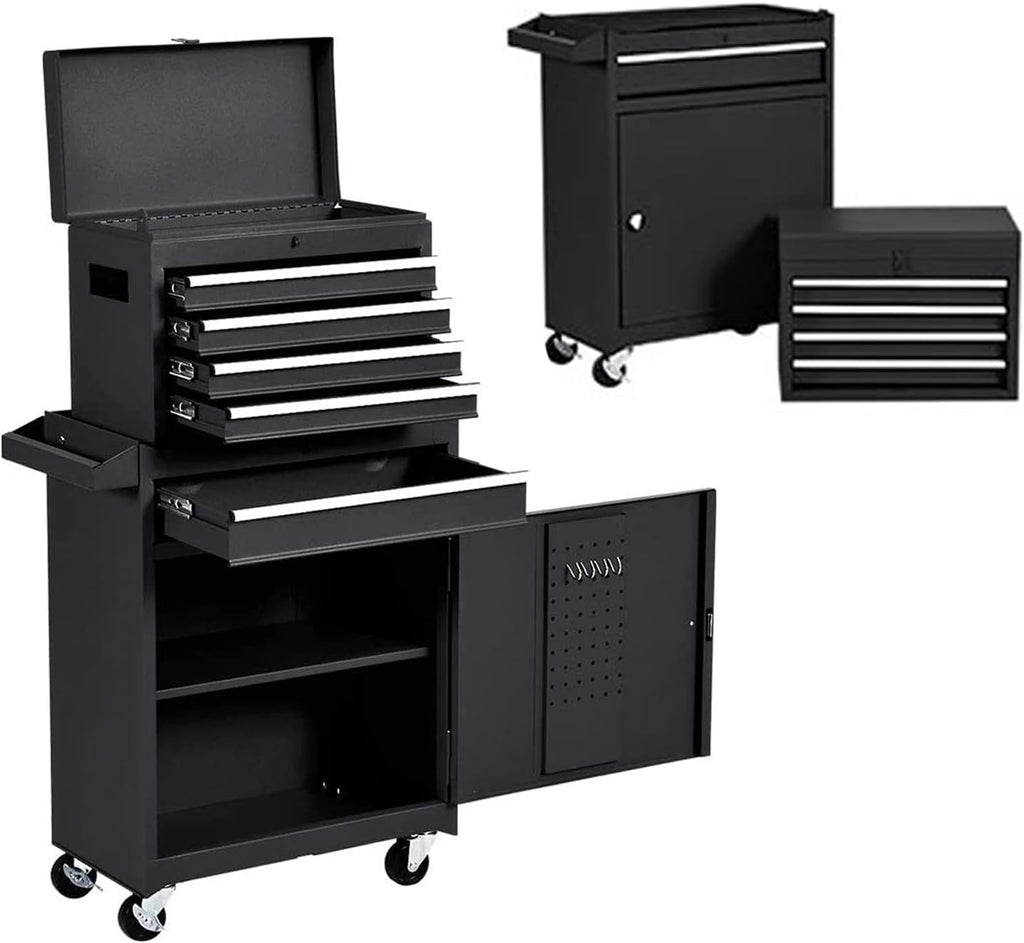 5-Drawer Rolling Tool Chest with Lockable Drawers R9451