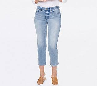 5-Pocket Crops with Back Petal Hem, Size Reg 14 B562811