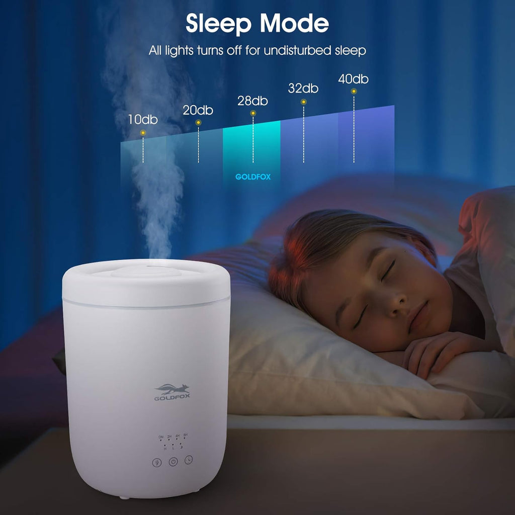 2.2L Cool Mist Humidifier with Ambient Light, Pack of 2 T70612