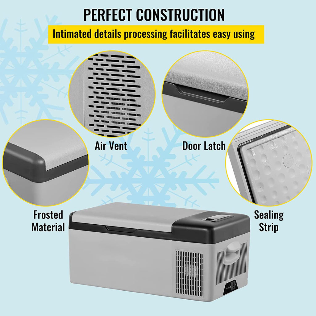 12V 16 qt. Portable Car Refrigerator with Cooler G5425