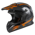 Small Dark Gray/Orange Off-Road Helmet A360674