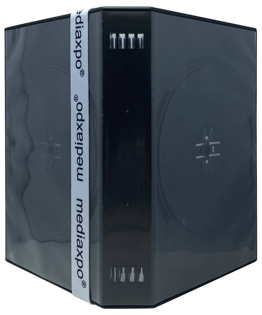 100 Black 9 Disc DVD Cases D850