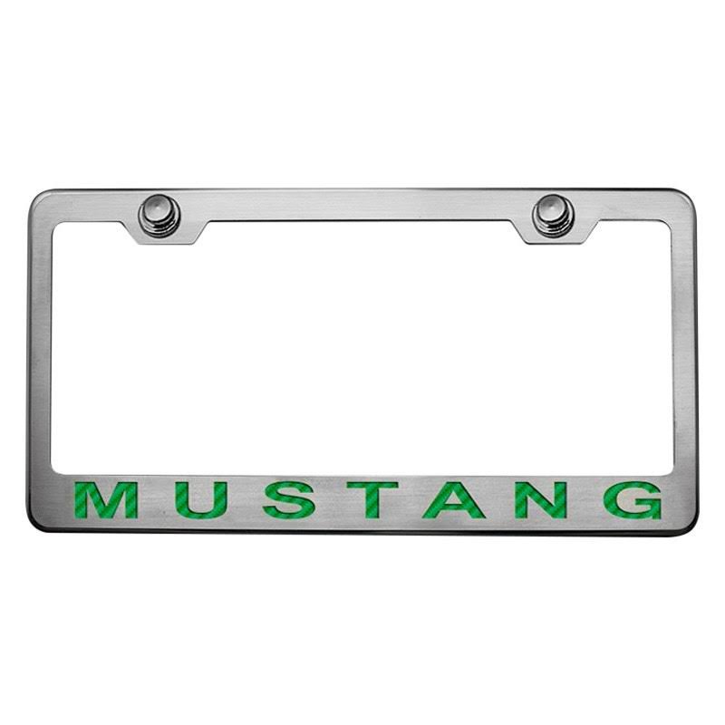 Black License Plate Frame I5967