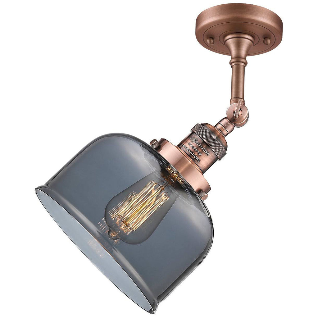 Antique Copper Semi Flush Mount Light F1539