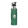 Green Stainless Steel Insulated Water Bottle with Straw Lid Z963