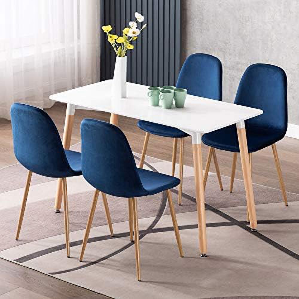 Mid Century Modern Dining Chairs with Metal Legs K977