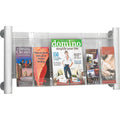 Silver 3 Pocket Magazine Rack T558881