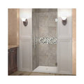 Chrome Frameless Hinged Shower Door W93898