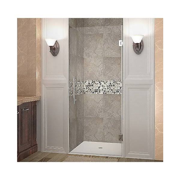 Chrome Frameless Hinged Shower Door W93898