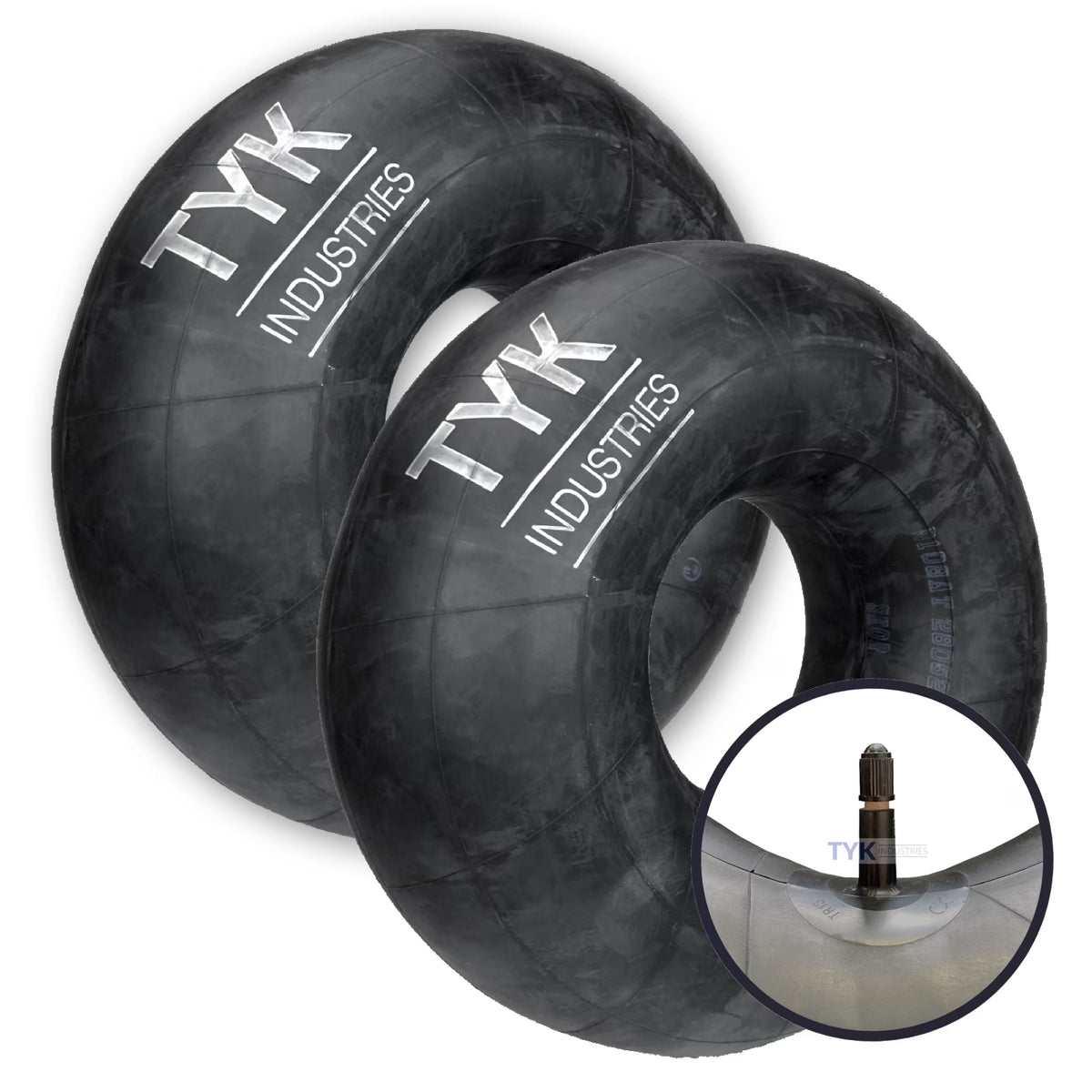 Two 16x6.50-8, 16x7.50-8 Lawn Tire Inner Tubes with TR13 Valve Stems Z10317