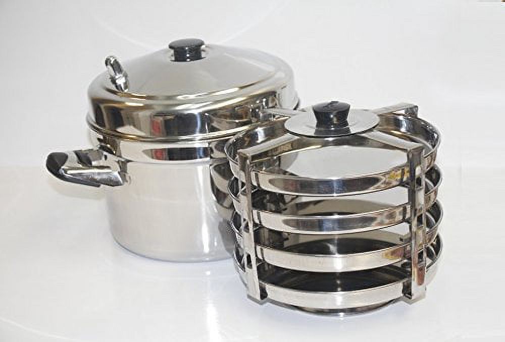 Stainless Steel Dhokla Stand with Cooker J846