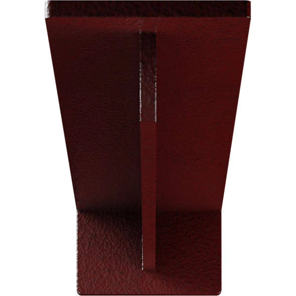 Hammered Bright Red Steel Bracket H25743