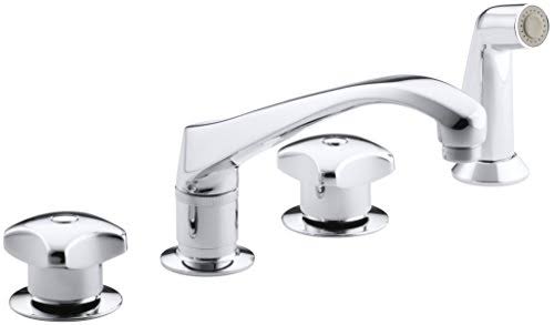 Polished Chrome Kitchen Sink Faucet D6742