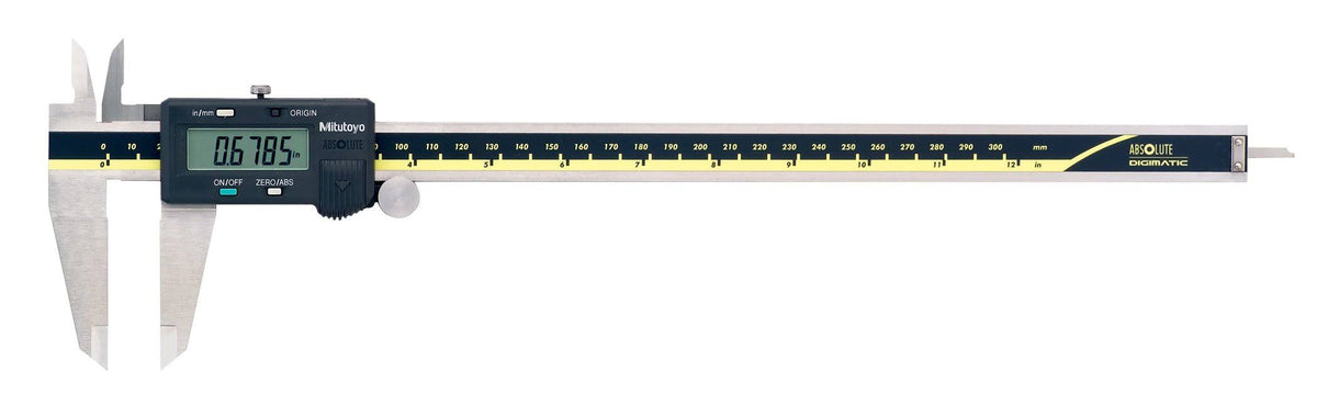 Digital Calipers, Stainless Steel, Inch/Metric, 0-12 in/300mm T81697