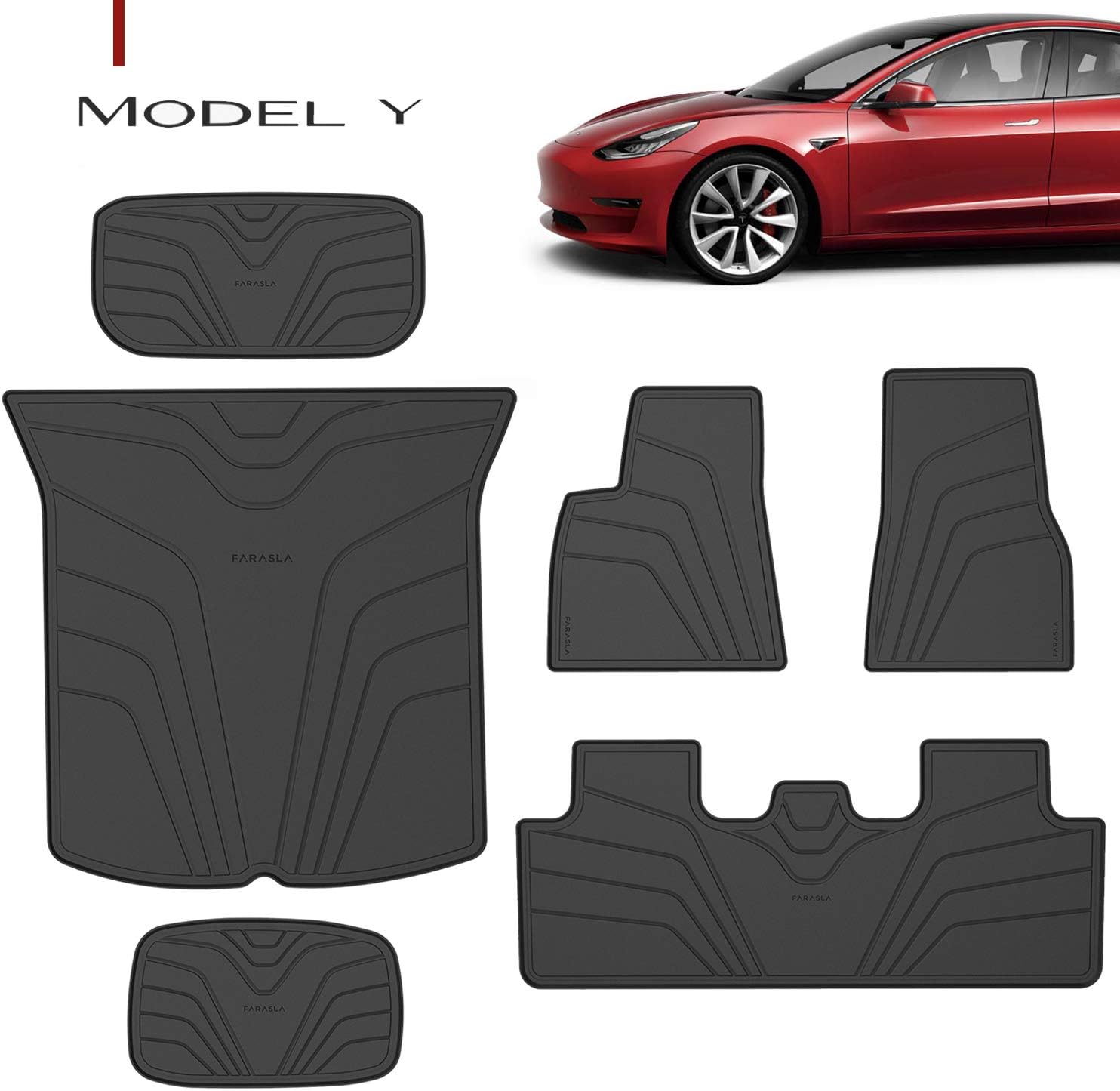 All Weather Cargo Mats Set of 6 D13909