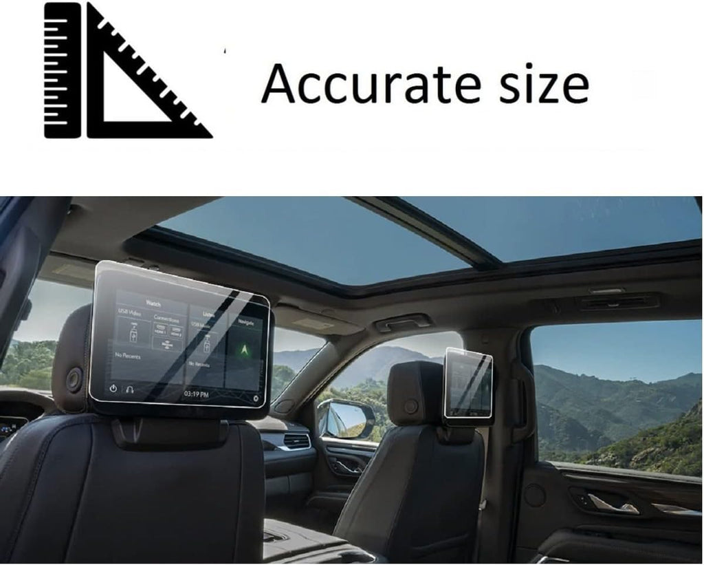 2 Pack Tempered Glass Screen Protector for 12.6-inch Rear-Seat Touch-Screens N518