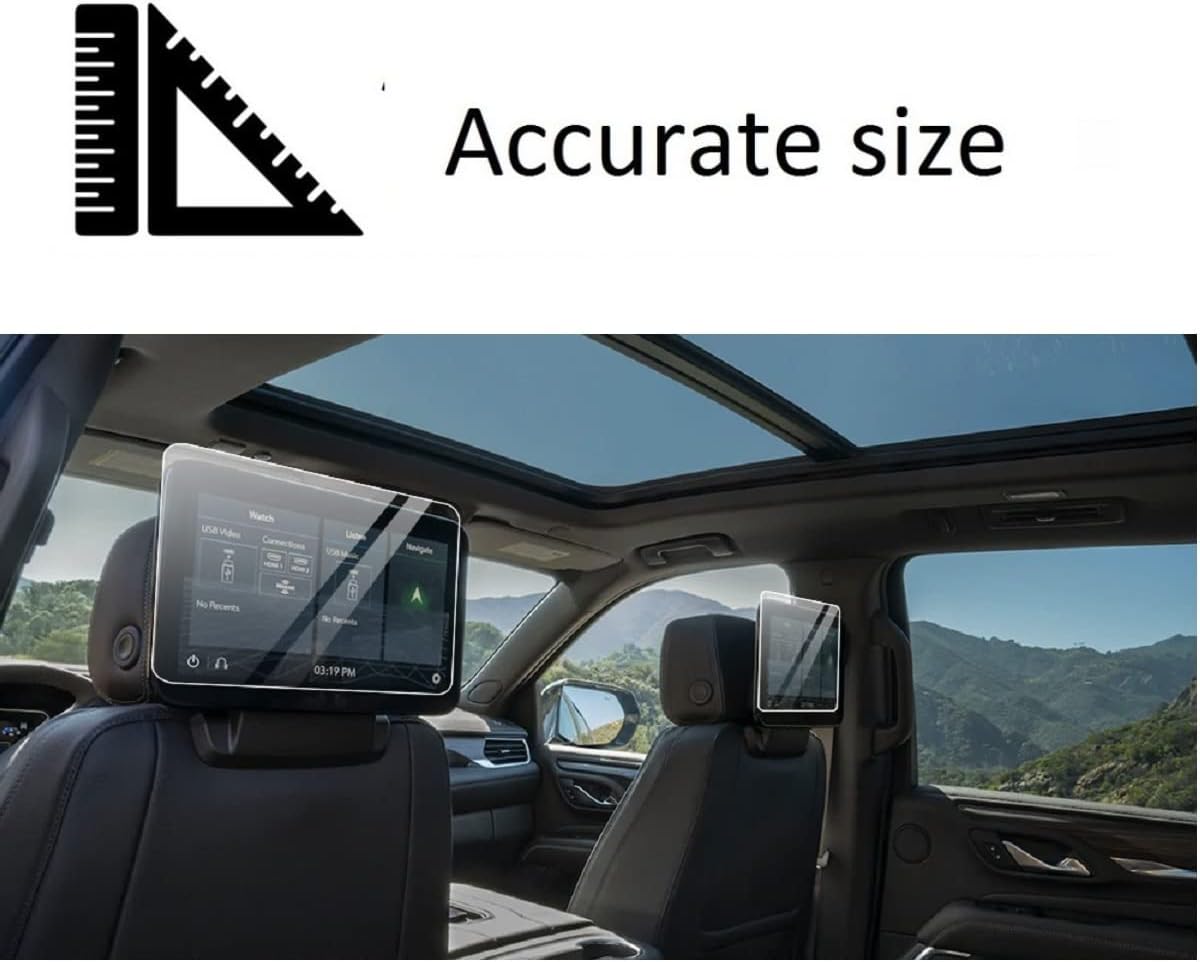 2 Pack Tempered Glass Screen Protector for 12.6-inch Rear-Seat Touch-Screens N518