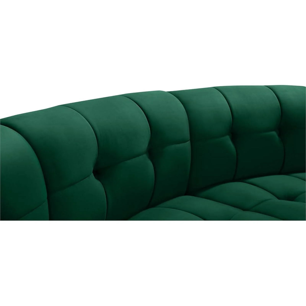 Green Velvet Tufted Modular 15 Piece Sectional Sofa E12722