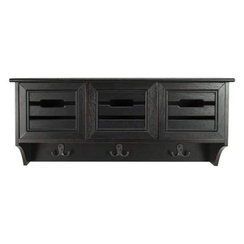 White 3 Drawer Wall Rack H92795