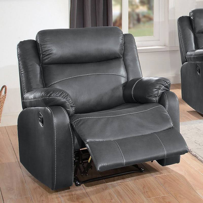 Dark Gray Lay Flat Reclining Chair L949