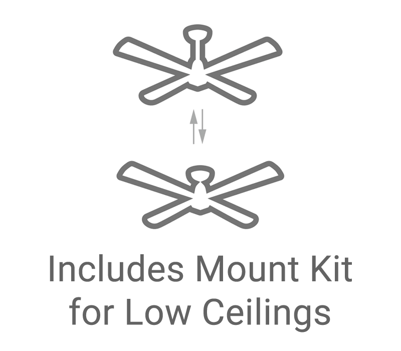 54x22 Indoor LED Ceiling Fan U505493