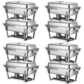 8 Quart Stainless Steel Full Size Chafing Dish Set O477