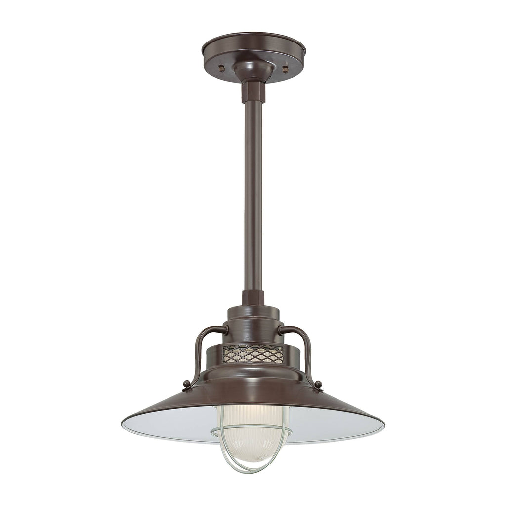 Architectural Bronze Stem Hung Railroad Shade I529