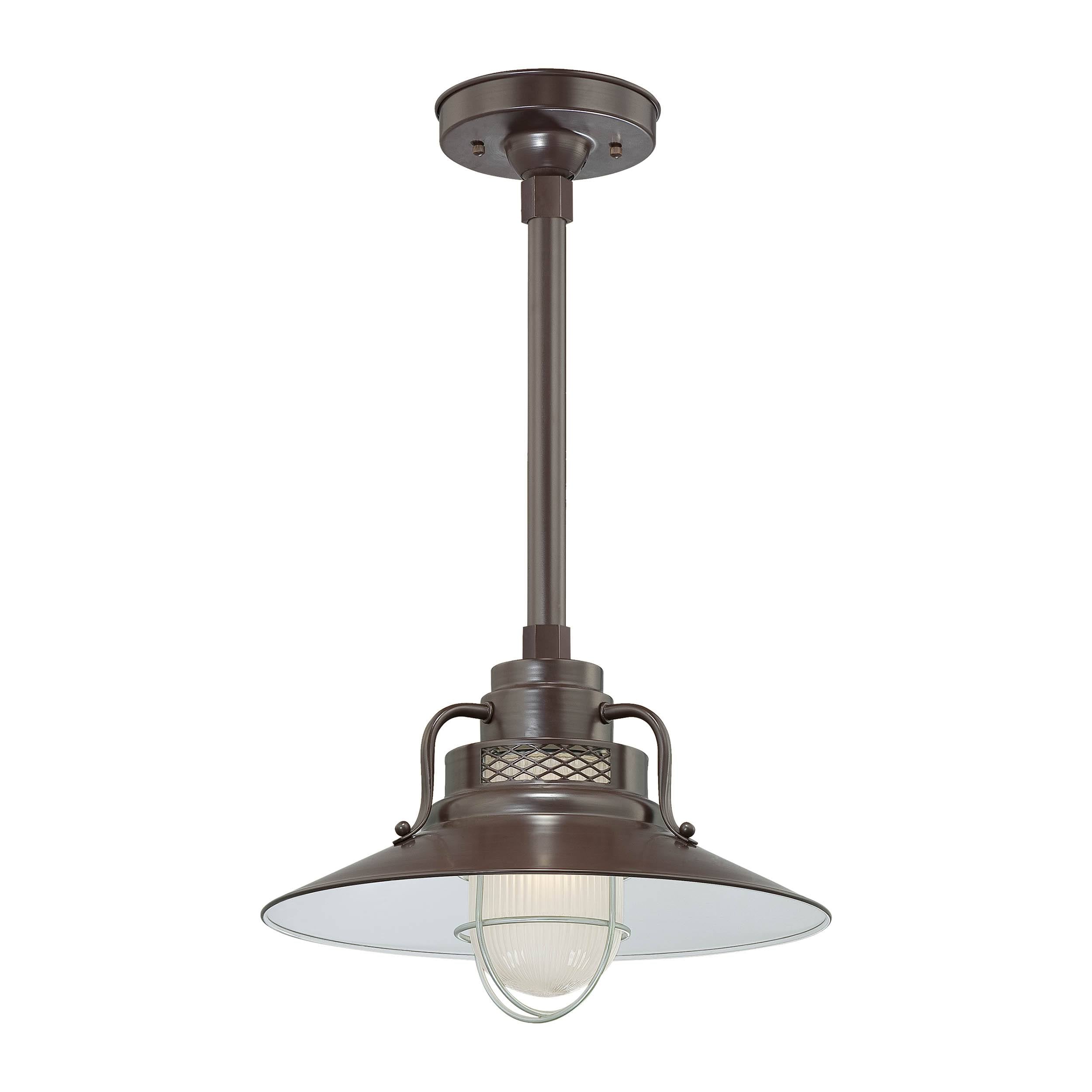 Architectural Bronze Stem Hung Railroad Shade I529