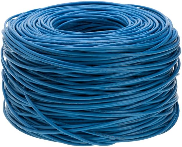 500ft Bulk CAT7 23AWG S/FTP Riser Bare Copper Solid Wire Cable B36881