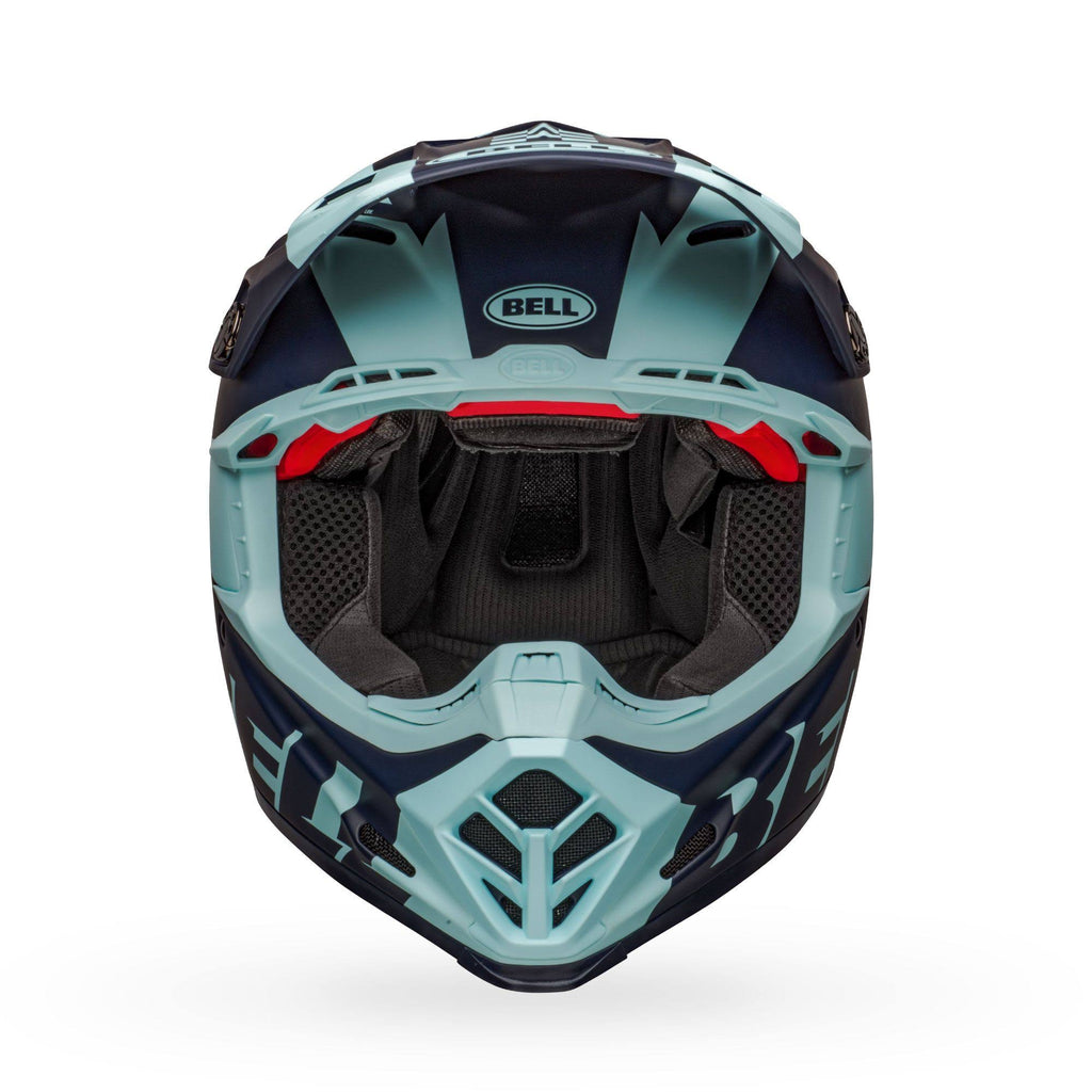 Matte Navy Light Blue Moto-9 Flex Helmet V79993