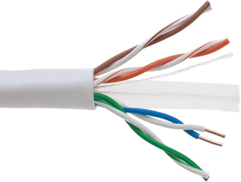 1000ft CAT6 Solid Ethernet LAN UTP 23AWG Network Cable (Orange) H69535