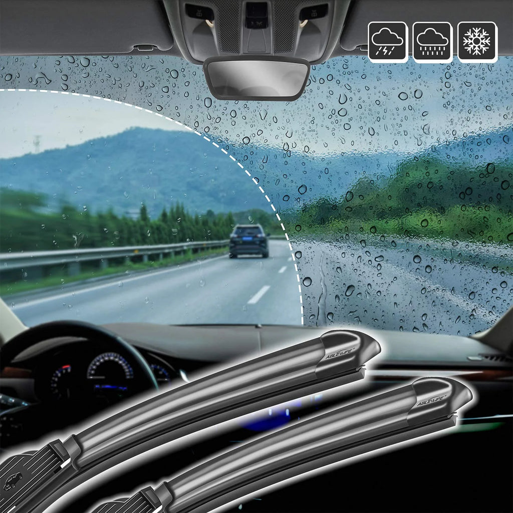 22" + 21" Windshield Wiper Blades Set of 2 Y1688