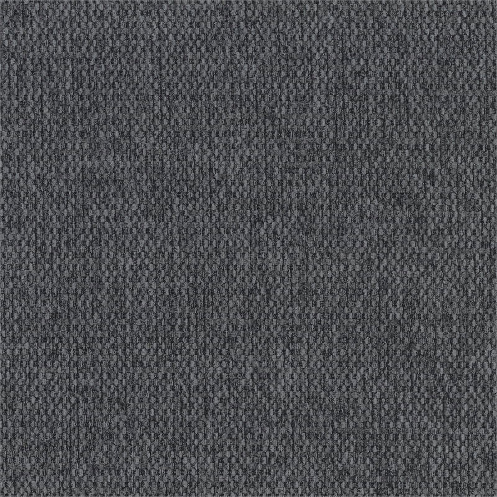 Dark Gray Fabric Upholstered Sofa with Roll Arms O1548