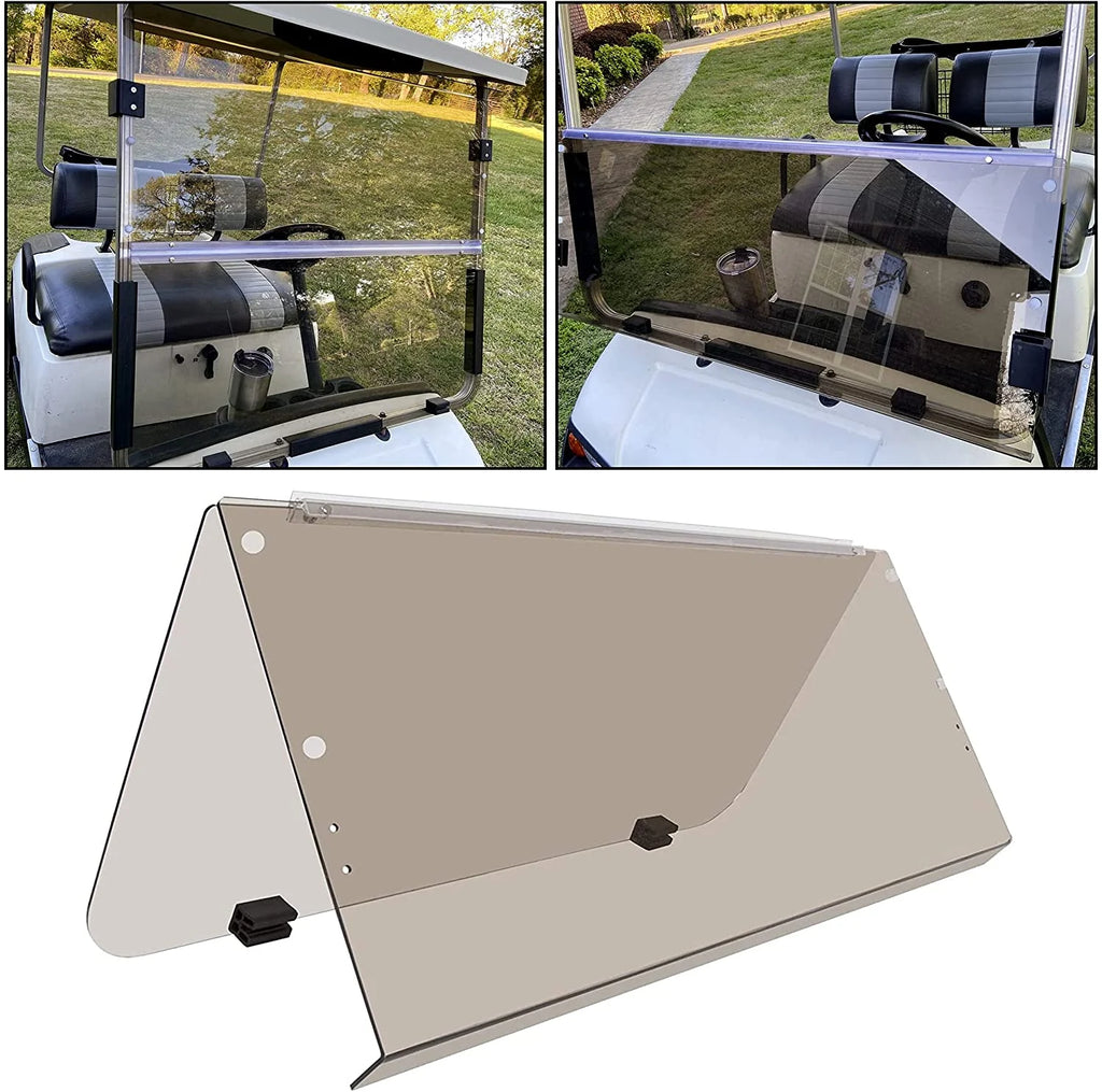 Tinted Folding Windshield for Yamaha Golf Cart U720