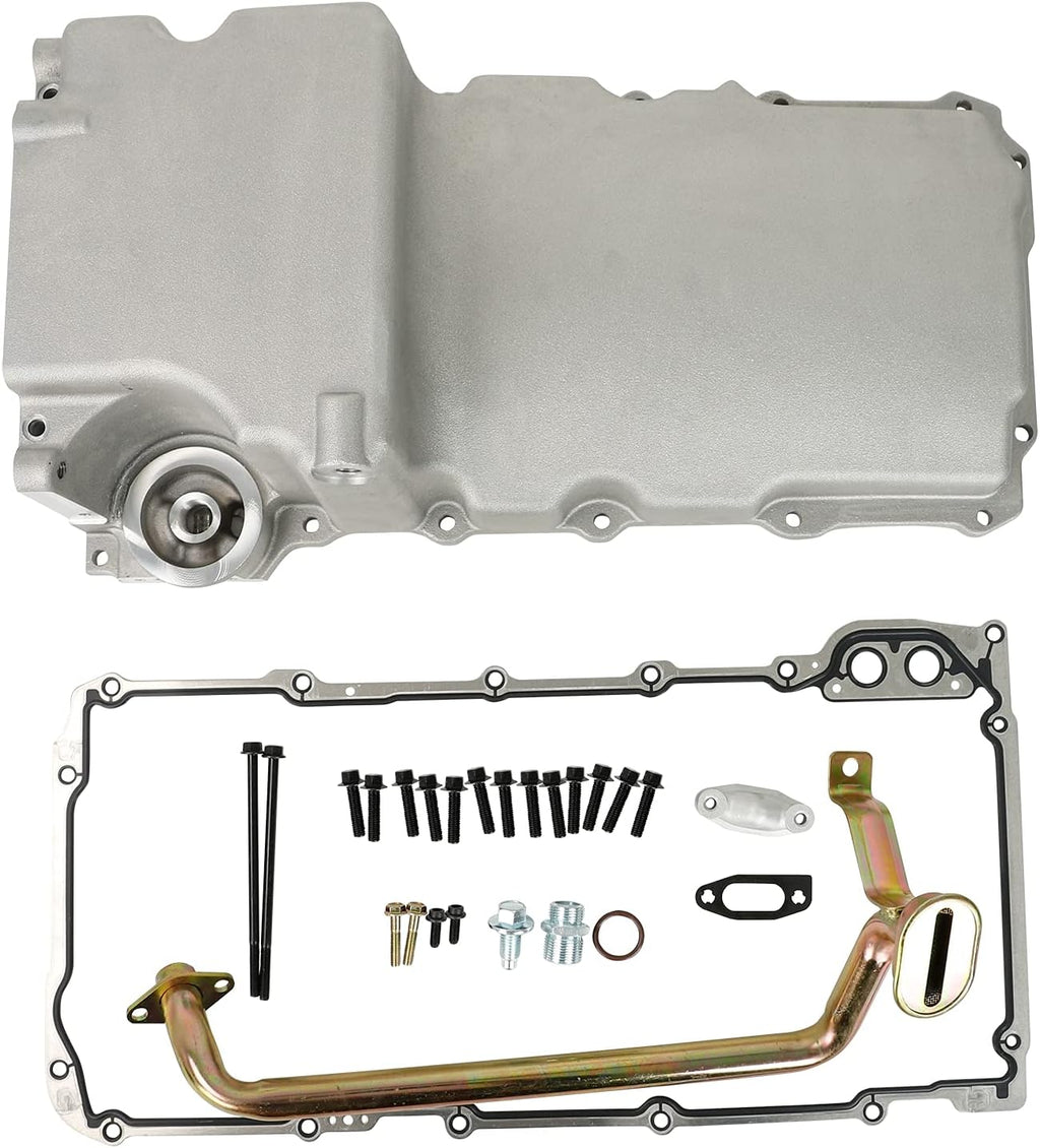 Aluminum Oil Pan Retrofit Kit with Pick Up Gasket W51514