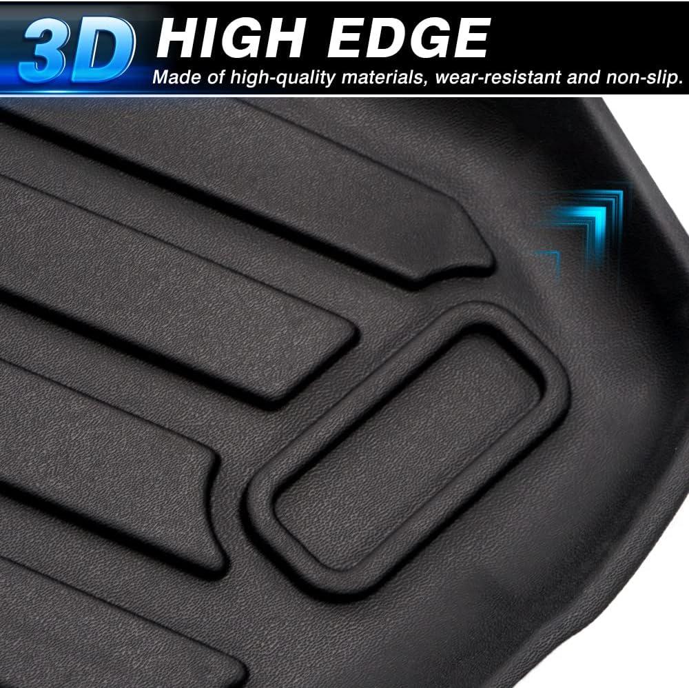 Custom Fit Cargo Liner Trunk Mat for Mazda 3 Hatchback, All Weather, Pack of 2 I55839