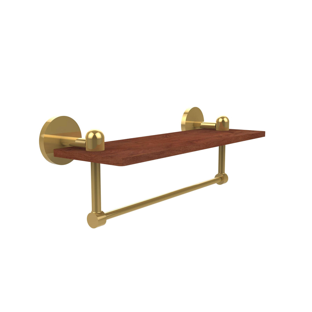 Solid IPE Ironwood Shelf with Integrated Towel Bar X54350