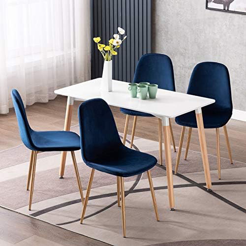 Mid Century Modern Dining Chairs with Metal Legs K977