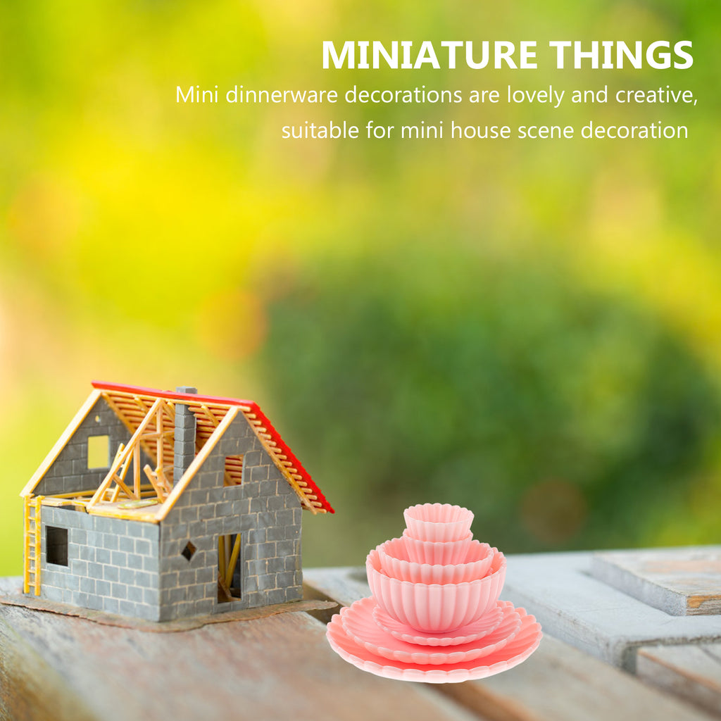 8 Pcs Dollhouse Kitchen Accessories Miniature Toy Set Y48281