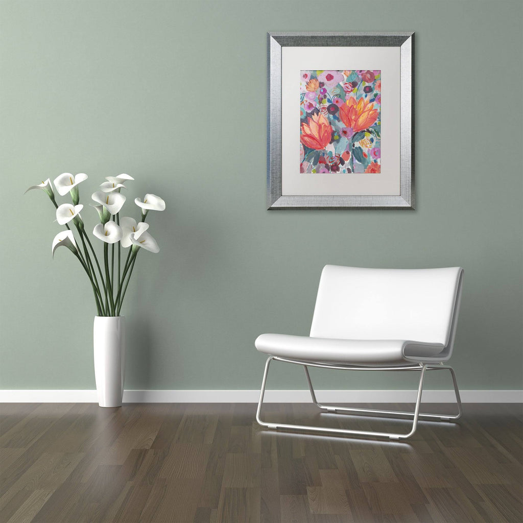 Silver Matted Framed Art Z8851