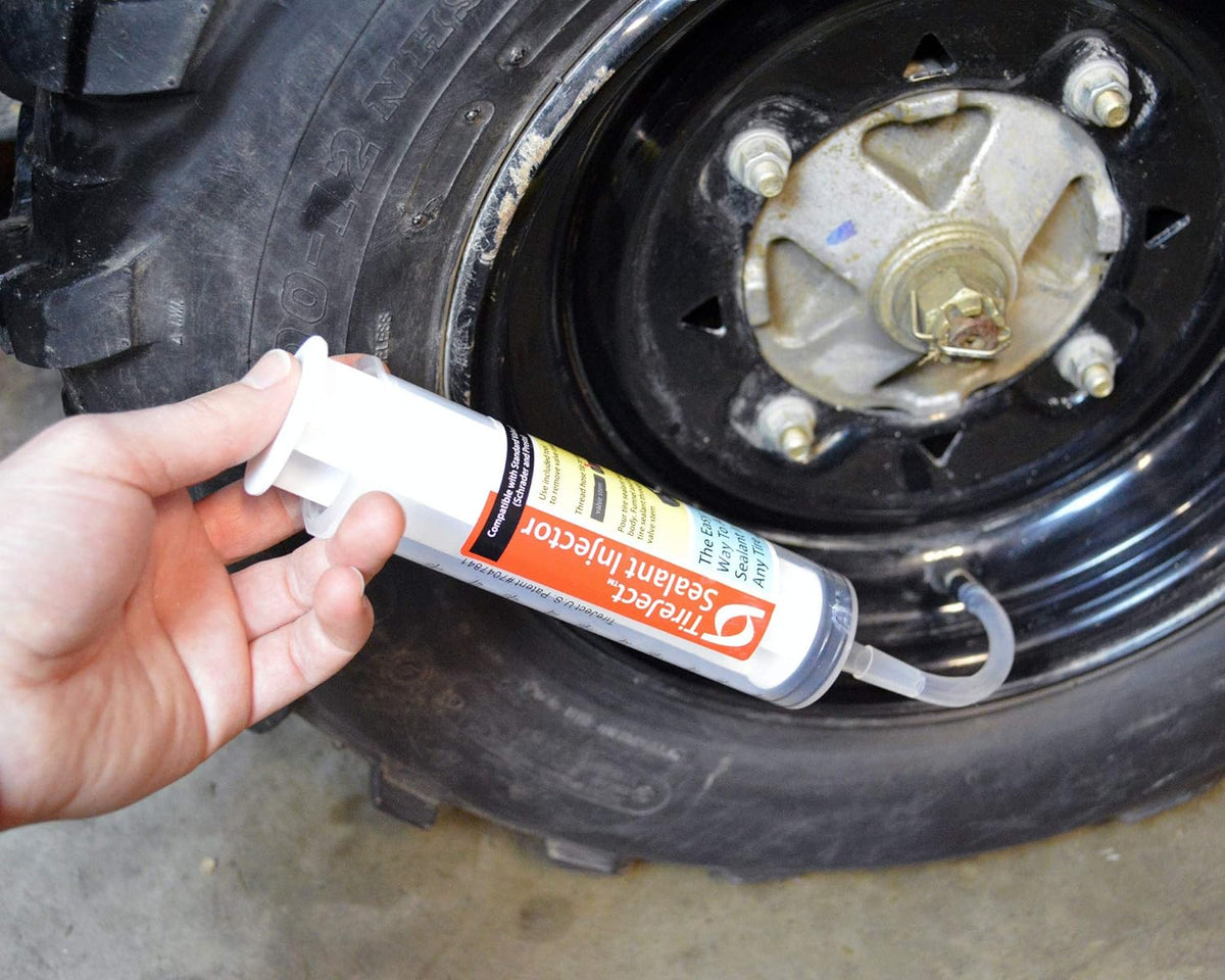 5-in-1 Flat Tire Protection Kit with Sealant Injector, Pack of 2 H2033