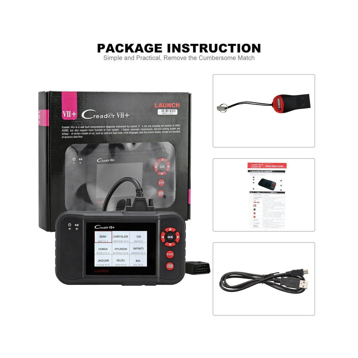 OBD2 Scanner Code Reader X3049