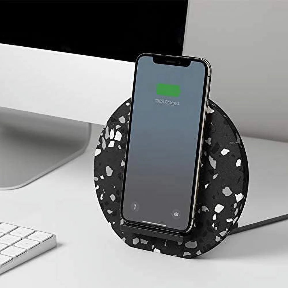 Wireless Charger Stand with Qi Certified 10W Fast Charging (Black) Z953374