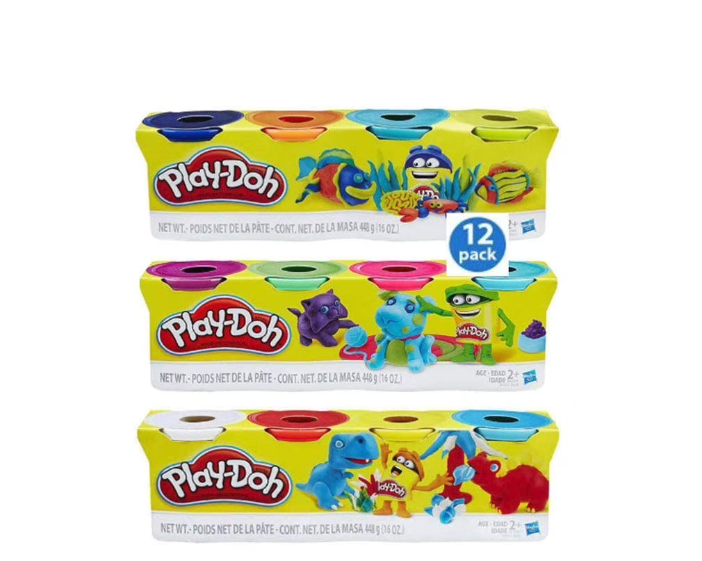 12 Cans & 48oz Total Play-Doh 4-Pack Gift Set H9843