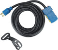 25 Feet 30 Amp 10 Gauge 4 Prong Generator Extension Cord 125/250V 7500W Pack of 2 E807