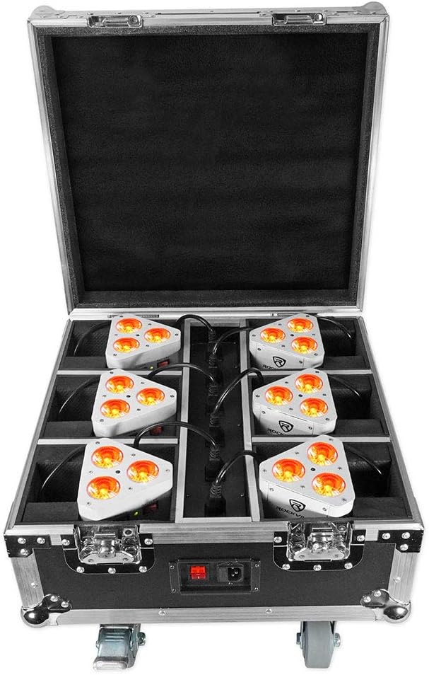 54w RGBWA+UV Rechargeable Battery Wireless DMX Par Light K704317