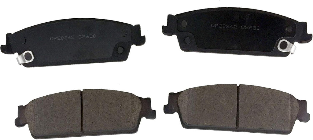 Rear Brake Kit with Drilled/Slotted Rotors and Ceramic Brake Pads S41417