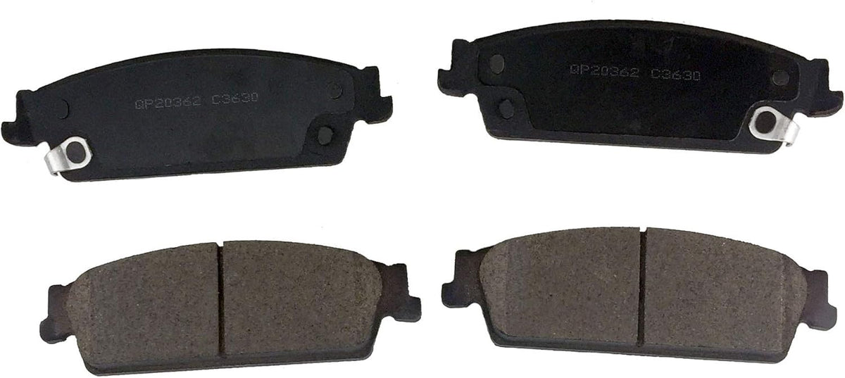 Rear Brake Kit with Drilled/Slotted Rotors and Ceramic Brake Pads S41417