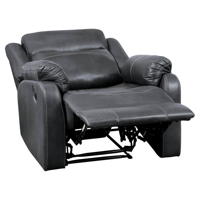 Dark Gray Lay Flat Reclining Chair L949