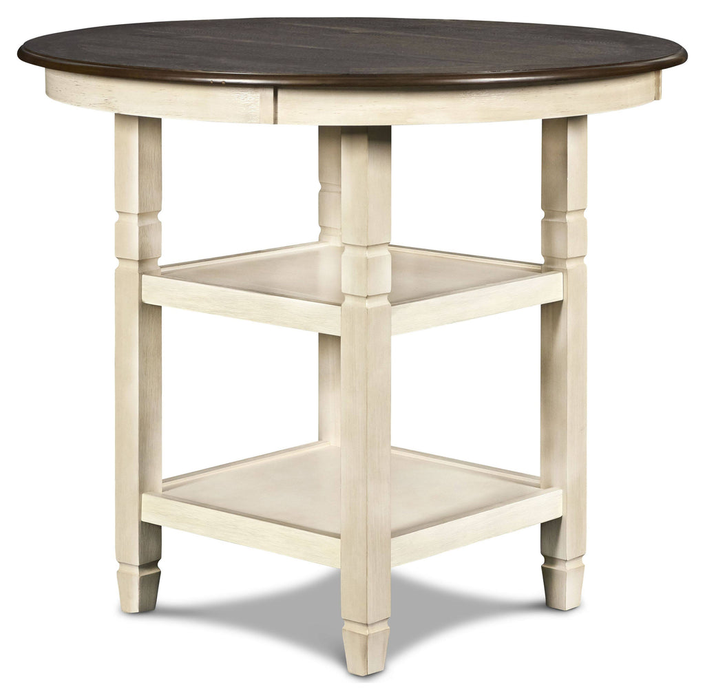 White Round Counter Table K37110